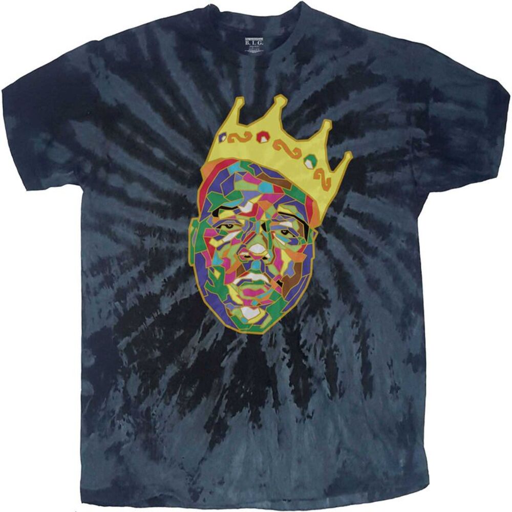 Biggie Smalls Unisex Adult Crown T-Shirt / Blue